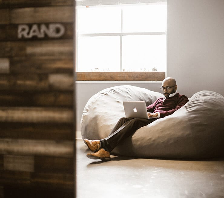 Shanker getting some stuff done in the Criterion.B small conference room