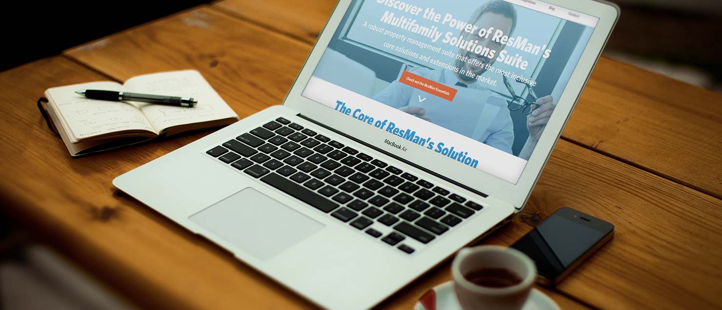 ResMan Website Screenshot