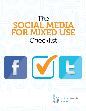 The Social Media for Mixed Use Checklist
